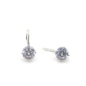 orecchini monacali zirconi 8mm