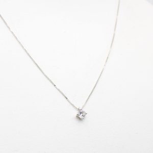 collana punto luce 4mm=0,25 carati