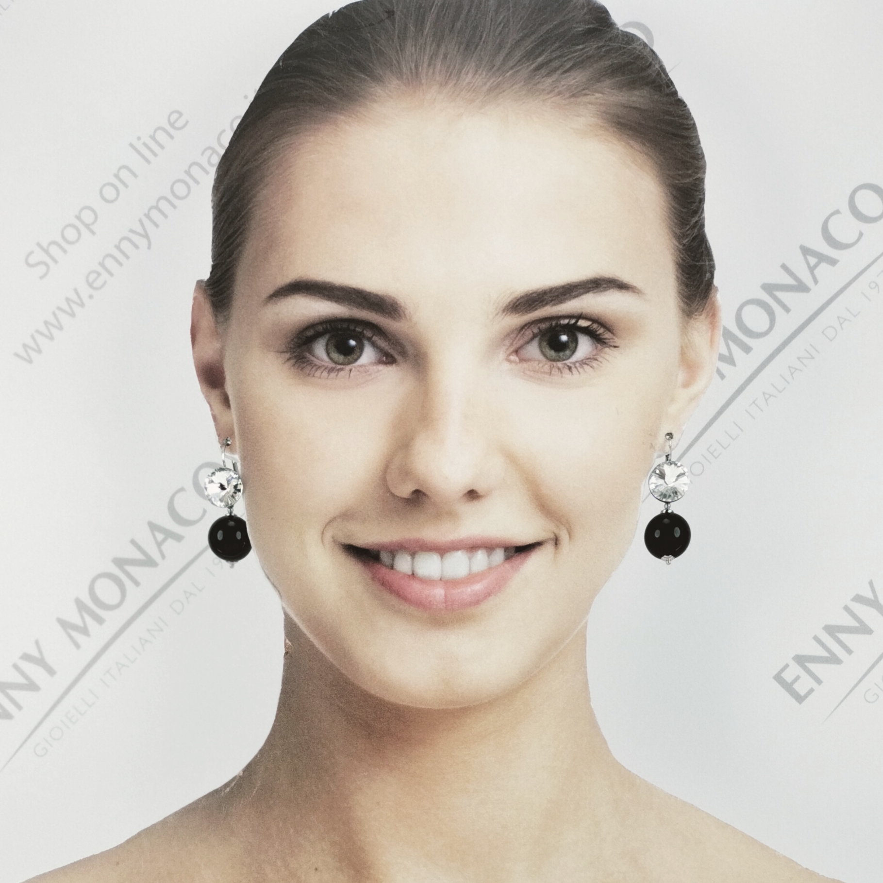 ORECCHINI MONACALI SWAROVSKI ONICE RODIATI ORECCHINI MONACALI SWAROVSKI ONICE RODIATI