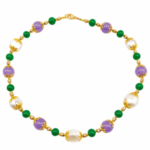 collana ameststa scaramazza murano rondelle swarovski