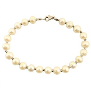 bracciale in perla coltivata 7 mm