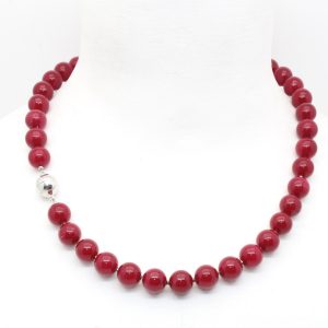 collana tormalina porpora 10mm