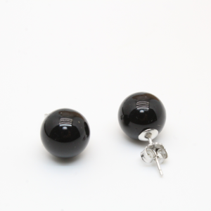 ORECCHINO PERNO  SFERA ONICE 12mm