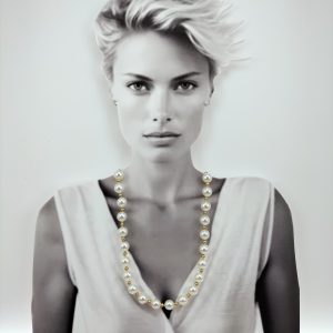collana resinpearl 12 mm 55 cm.