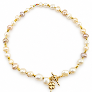 collana scaramazze miste quadrifoglio