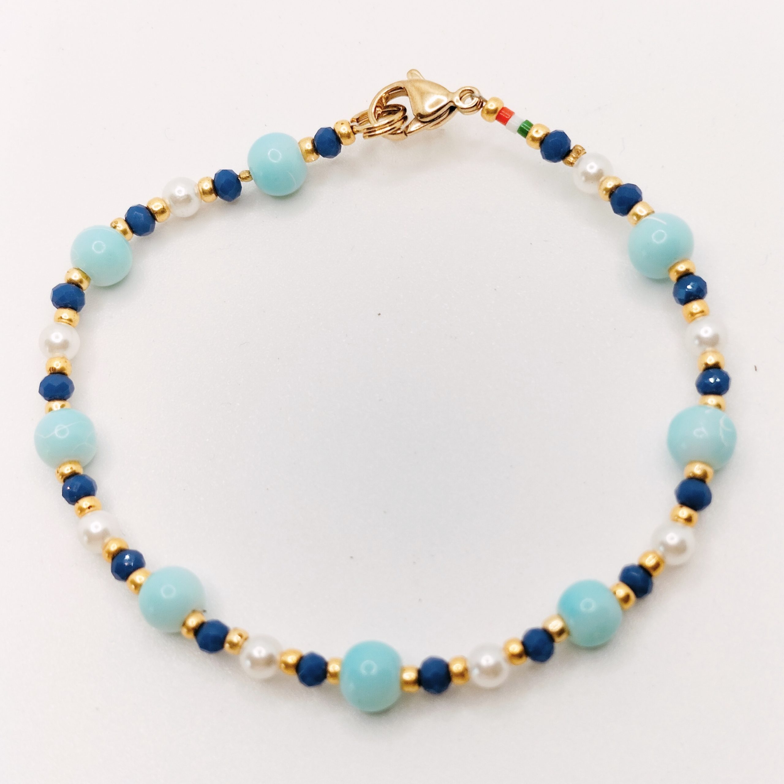 BRACCIALE TURCHESE BLU SUNPEARL BRACCIALE TURCHESE BLU SUNPEARL