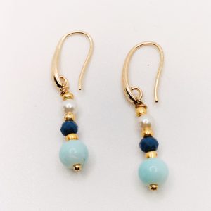 orecchini turchese blu sunpearl