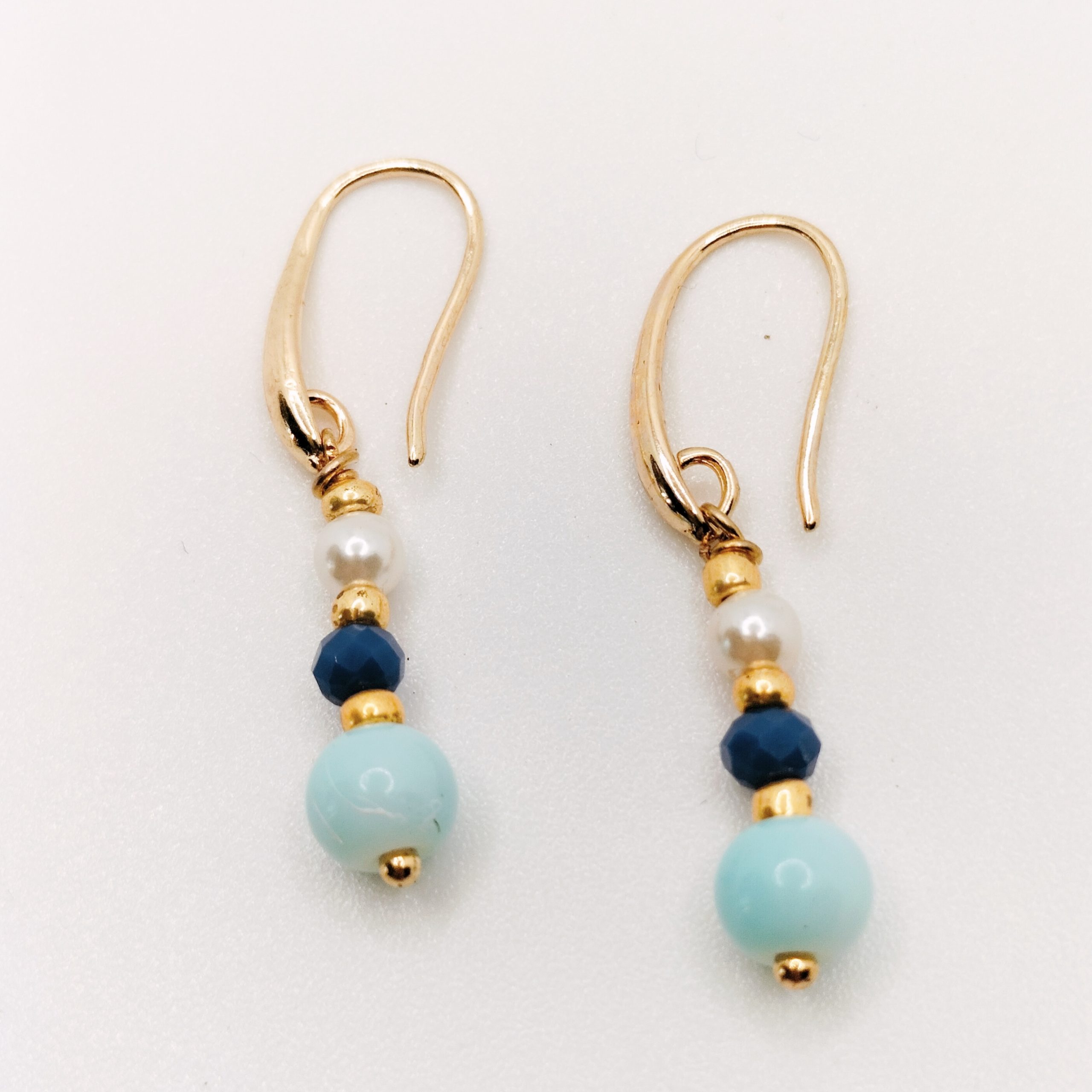 ORECCHINI TURCHESE BLU SUNPEARL ORECCHINI TURCHESE BLU SUNPEARL