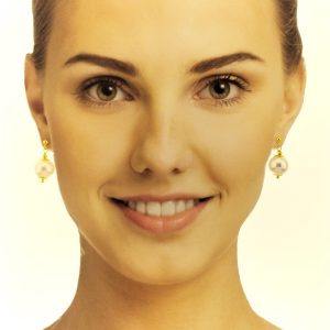 orecchini perno sunpearl 12mm
