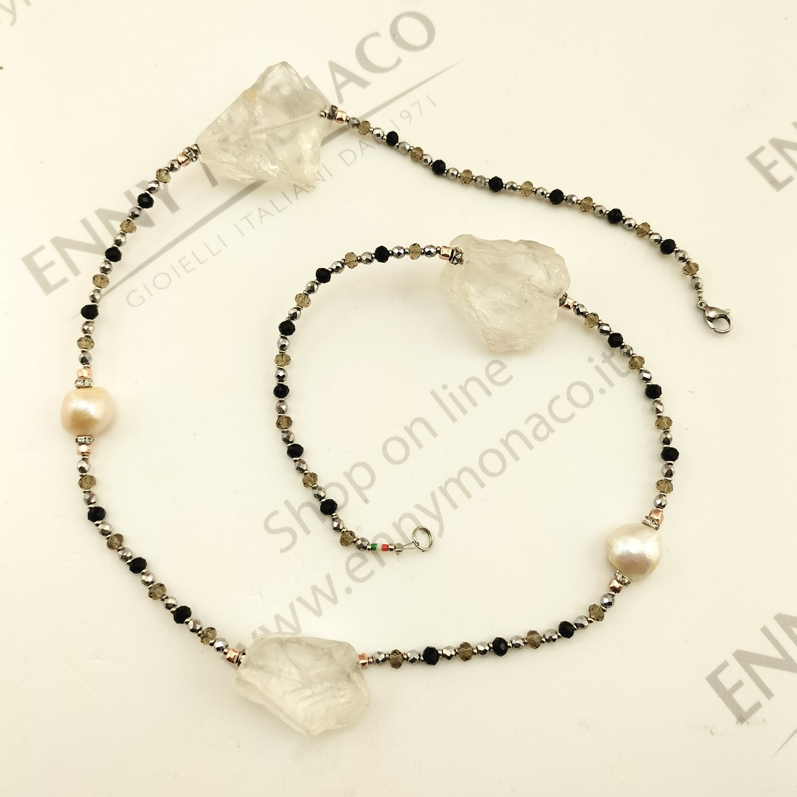 collana quarzo di rocca