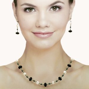 collana girocollo onice ovale