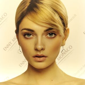ORECCHINO MONACHELLA PROFILO CUORE