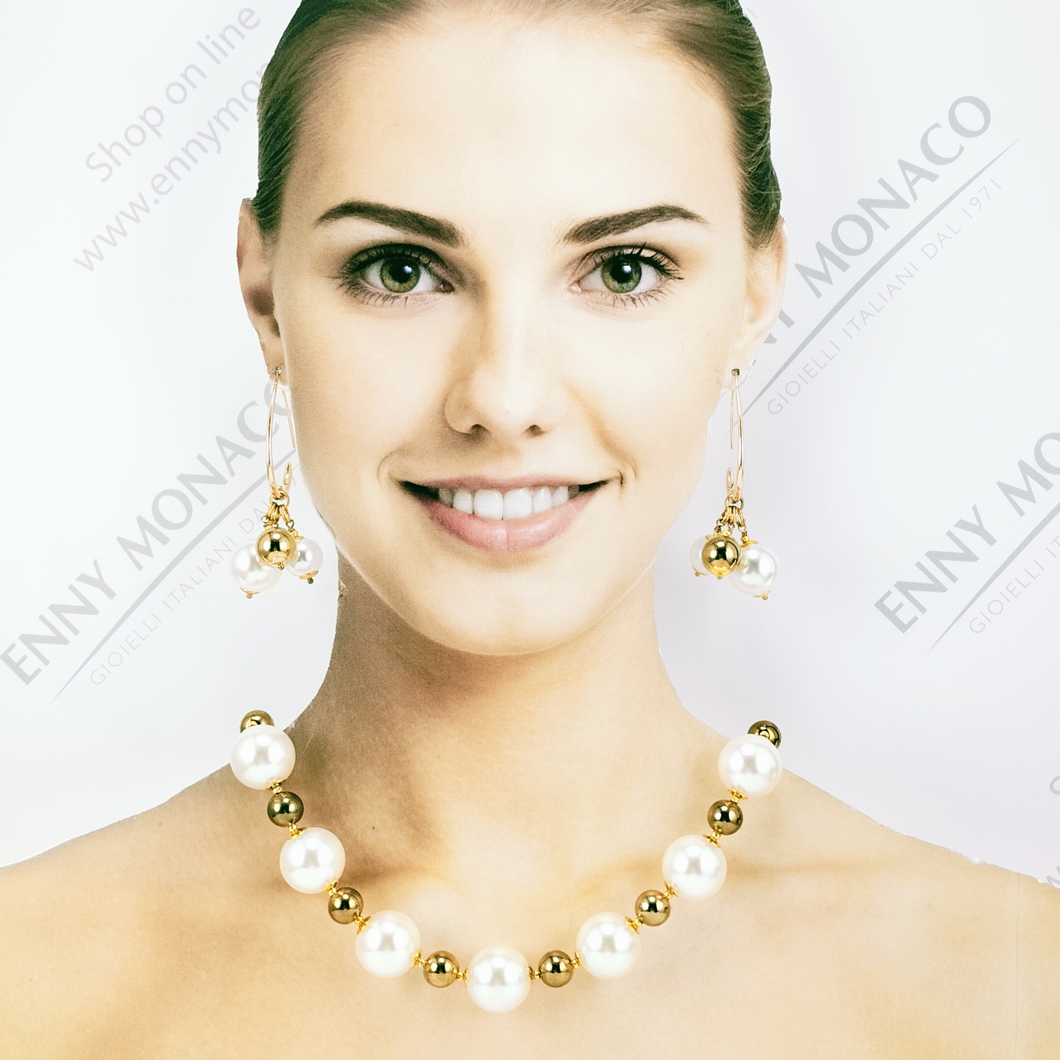 GIROCOLLO RESINPEARL 18MM BOULE RESINA DORATA 10/mm GIROCOLLO RESINPEARL 18MM BOULE RESINA DORATA 10/mm