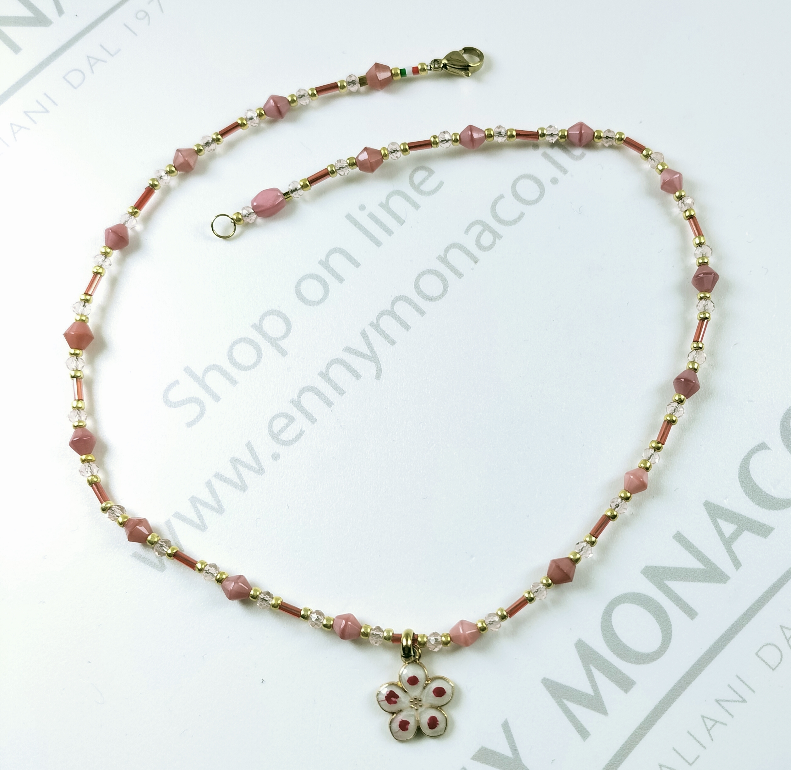 girocollo tubetti murano