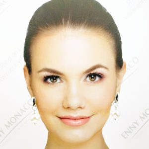 orecchini clips resinperla 16mm rodiati