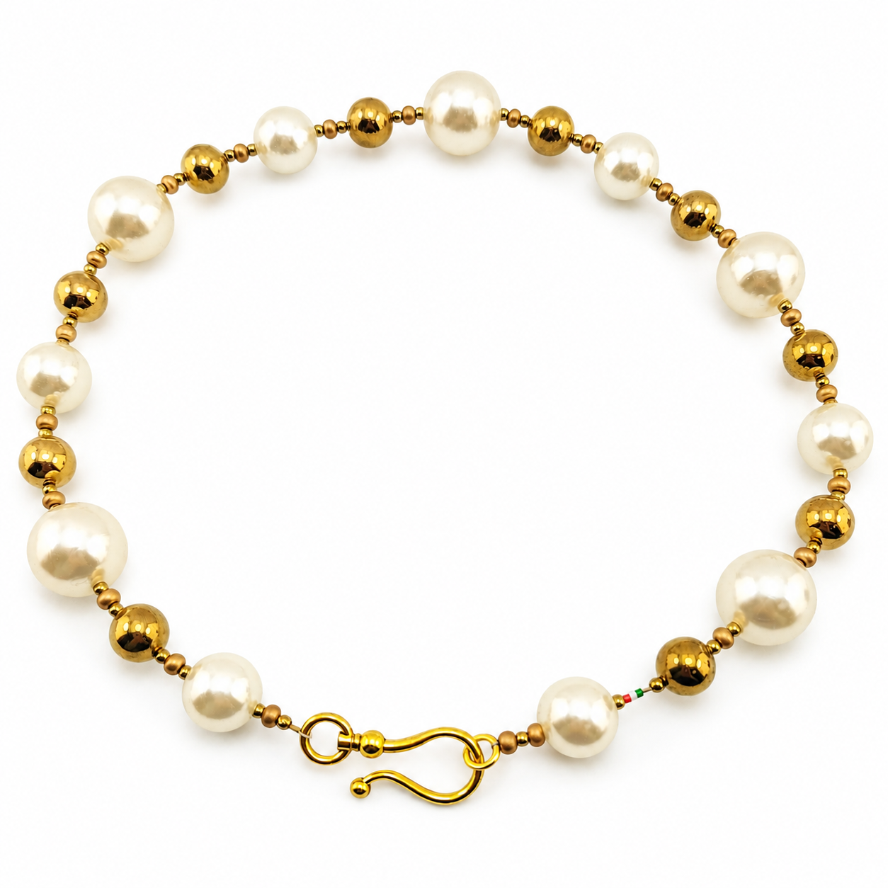 COLLANA RESINPEARL RESINE DORATE GANCIO AMO COLLANA RESINPEARL RESINE DORATE GANCIO AMO