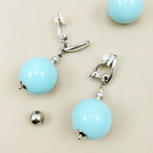 girocollo resinplex celeste boule rodiate