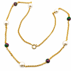 collana modello chanel zoisite