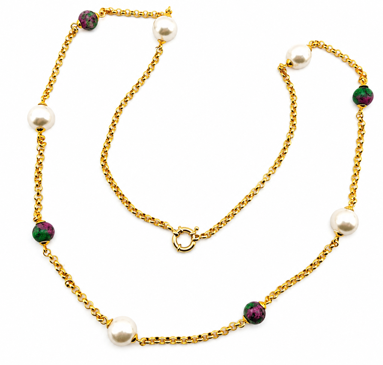 COLLANA MODELLO CHANEL ZOISITE COLLANA MODELLO CHANEL ZOISITE