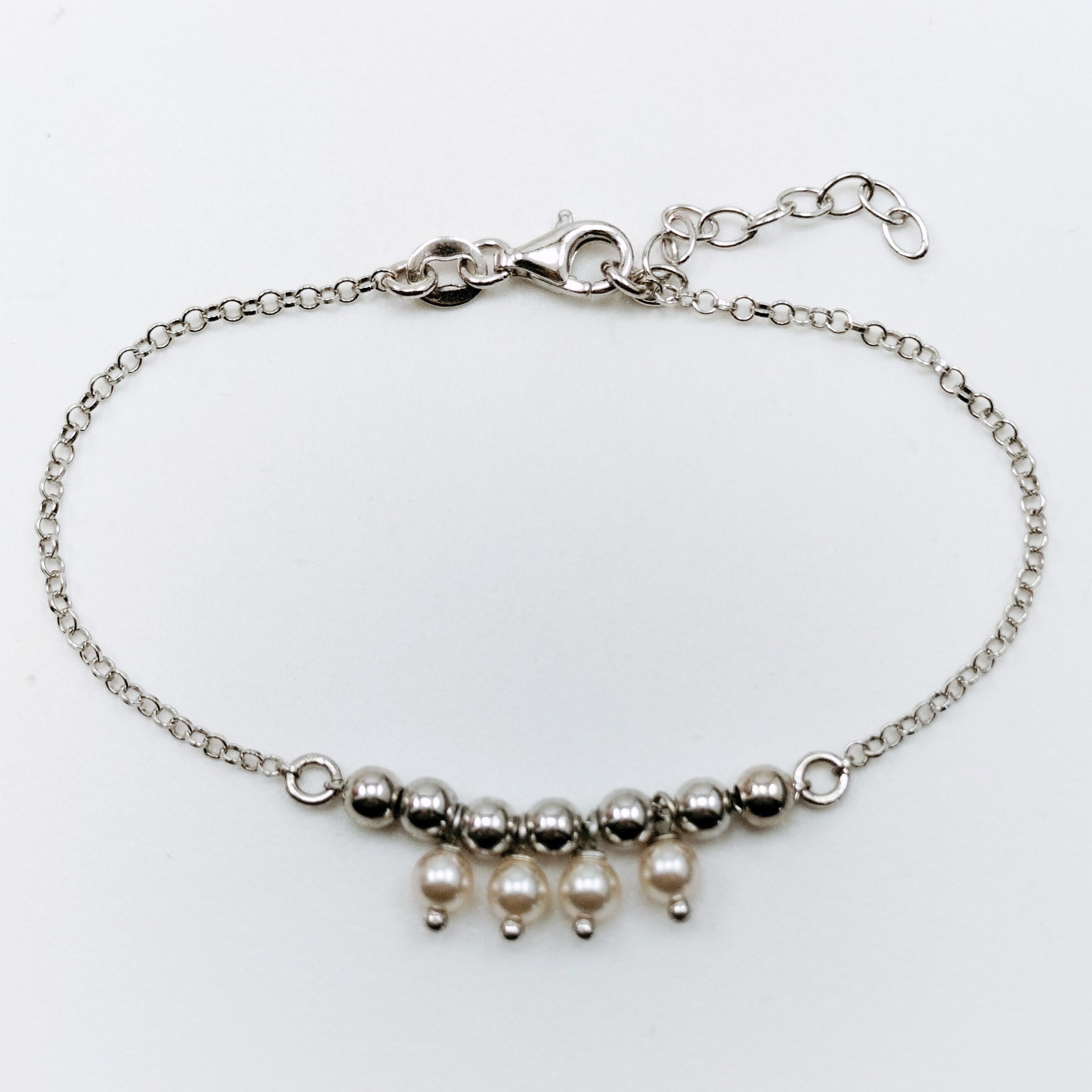 BRACCIALE SUNPEARL 4mm RODIATO BRACCIALE SUNPEARL 4mm RODIATO