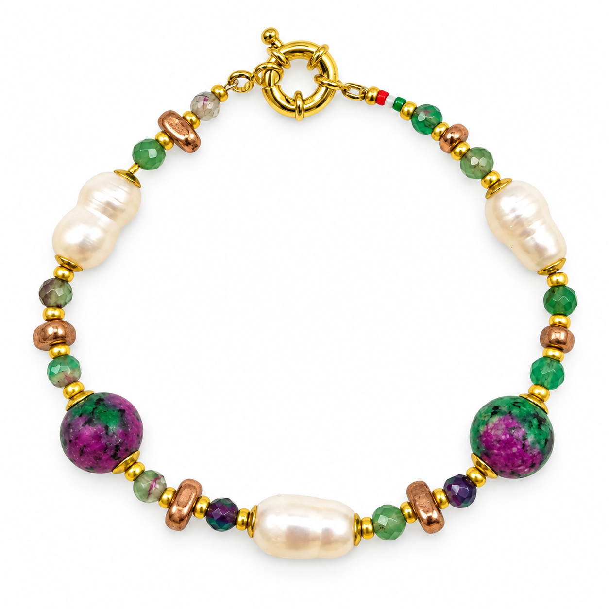 BRACCIALE ZOISITE SCARAMAZZA ALLUNGATA PEPITE EMATITE BRACCIALE ZOISITE SCARAMAZZA ALLUNGATA PEPITE EMATITE