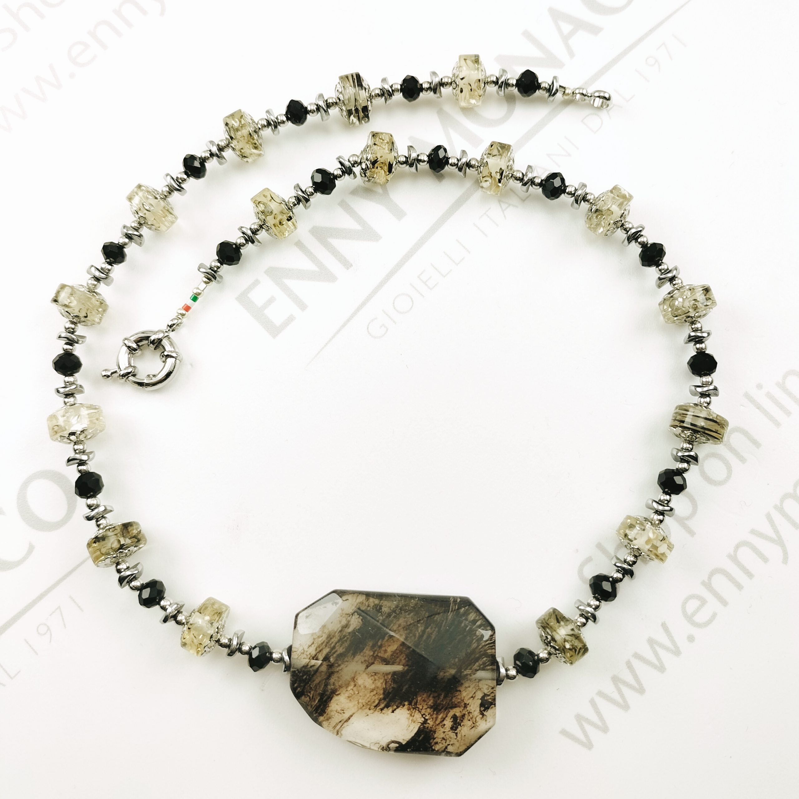 collana quarzo rutilato