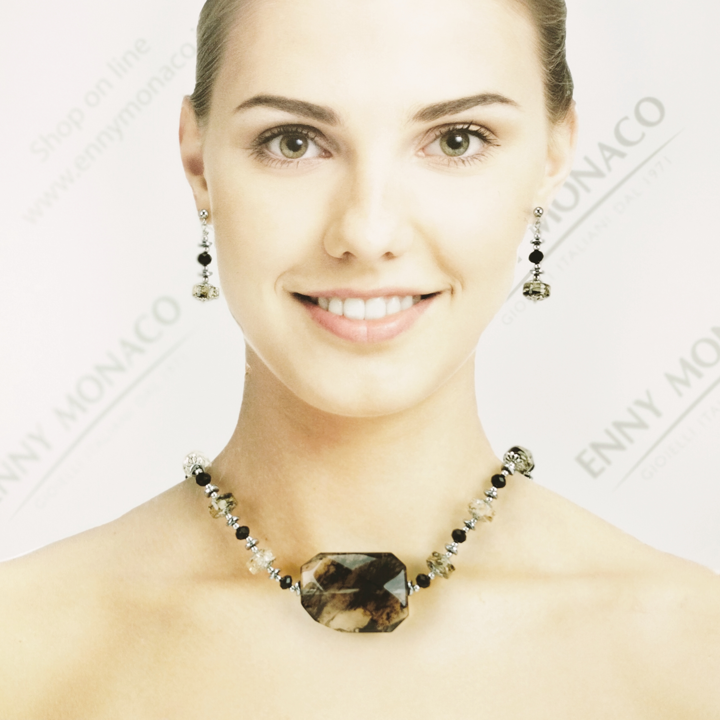COLLANA QUARZO RUTILATO COLLANA QUARZO RUTILATO