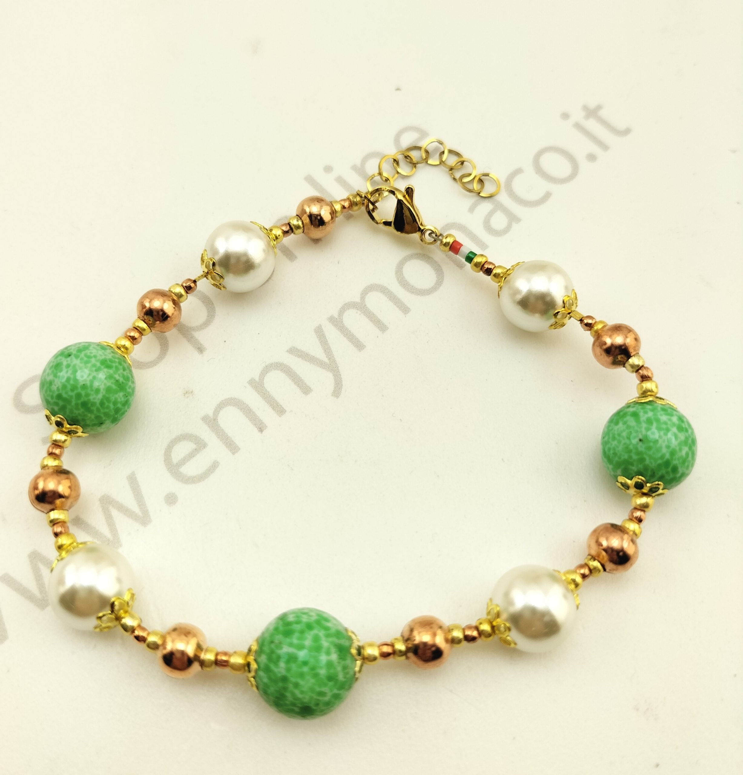 bracciale ceramica verde acido sunpearl