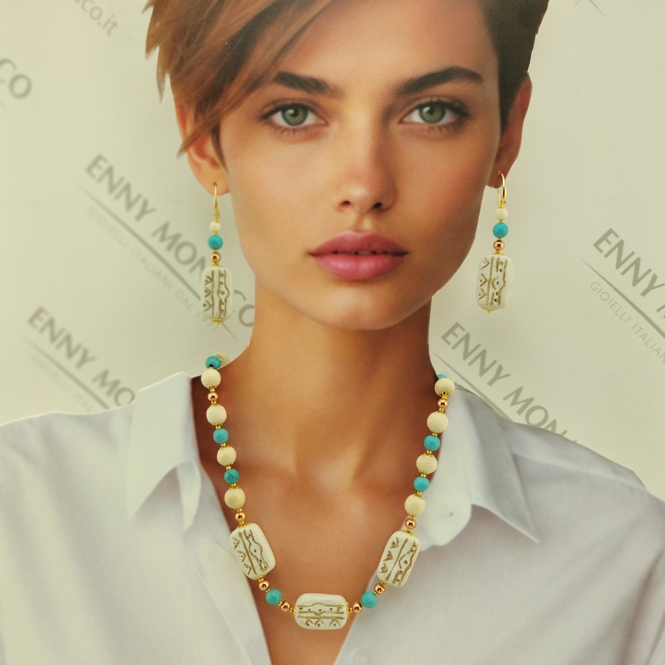 COLLANA CERAMICHE RETTANGOLARI COLLANA CERAMICHE RETTANGOLARI